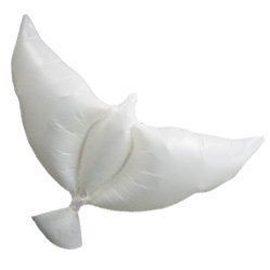 Palomas De La Paz Flores Con Mensaje